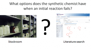 Stockroom and literature search for chemistry.