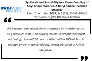 Chemical reaction study by RWTH Aachen University.